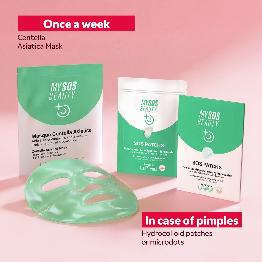 Perfect Skin Routine blemish treatment step application