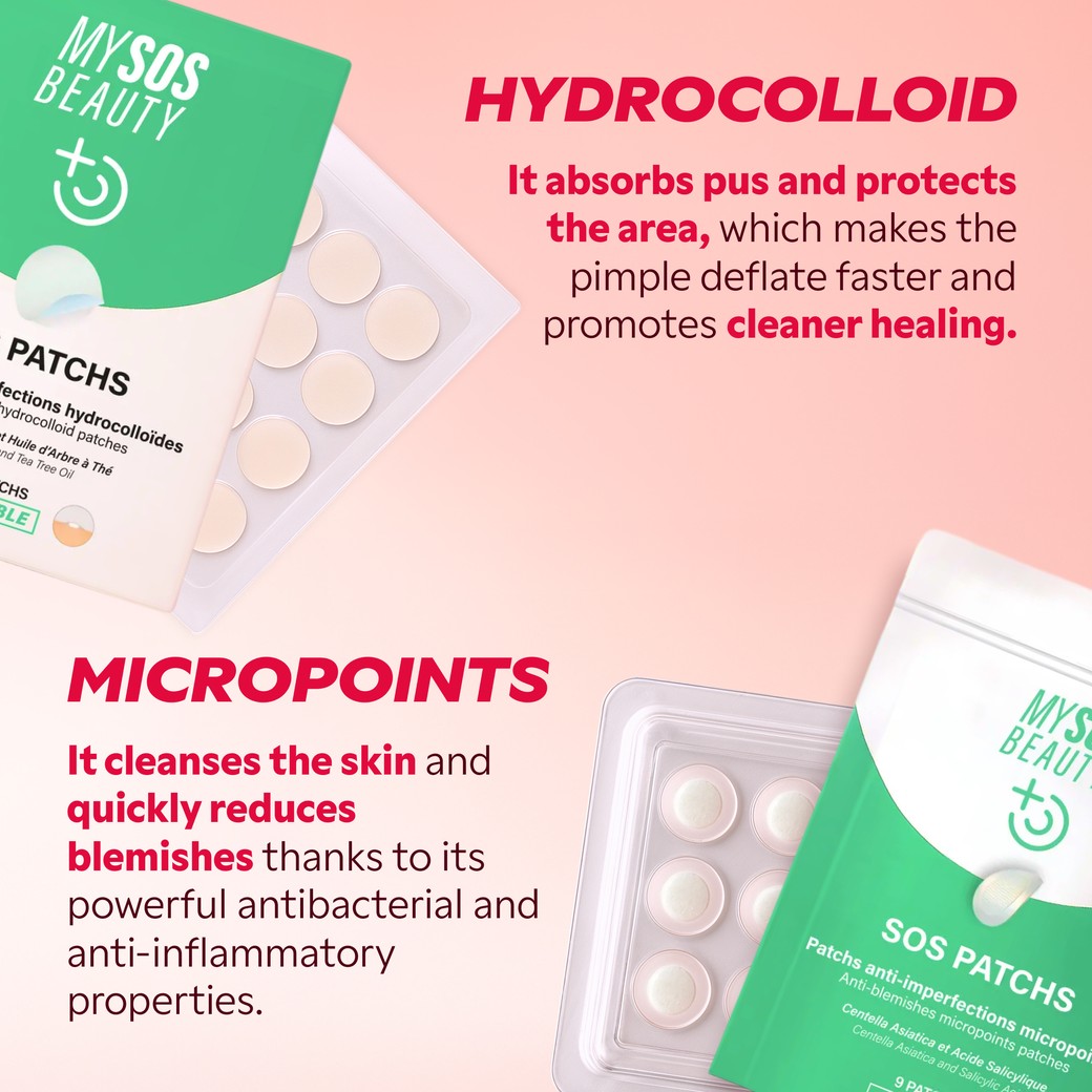 Microdot patches for deep blemishes My SOS Beauty kit