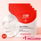 Bio-collagen face mask pack of 4 by My SOS Beauty