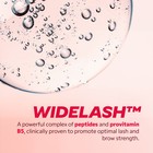 Lash booster serum application along the upper lash line