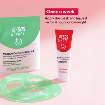 My SOS Beauty clear skin duo individual product tubes