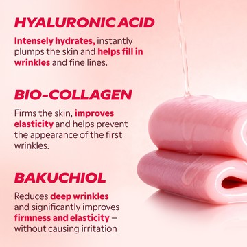 Single-use Bakuchiol sheet mask unfolded ready to apply
