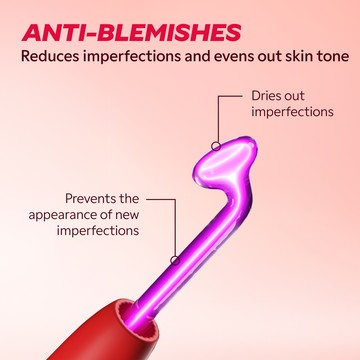 Purple tip of the high frequency device