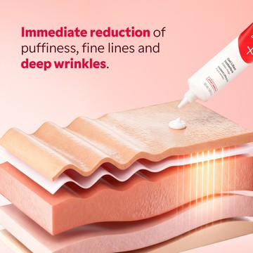 Smooth eye contour result with SOS Tensyeux gel