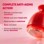 EMSkin Pro device and a list of its actions on the skin