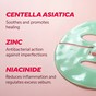 My SOS Beauty Centella Asiatica mask key ingredients detail