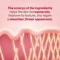 Anti-aging cream capsules application on skin