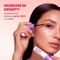 My SOS Beauty brow booster serum applied on eyebrows close-up