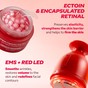 Capsule cream with ectoin and retinal, and EMS device with red LED light