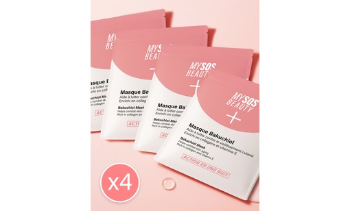 Pack de 4 Mascarillas Bakuchiol