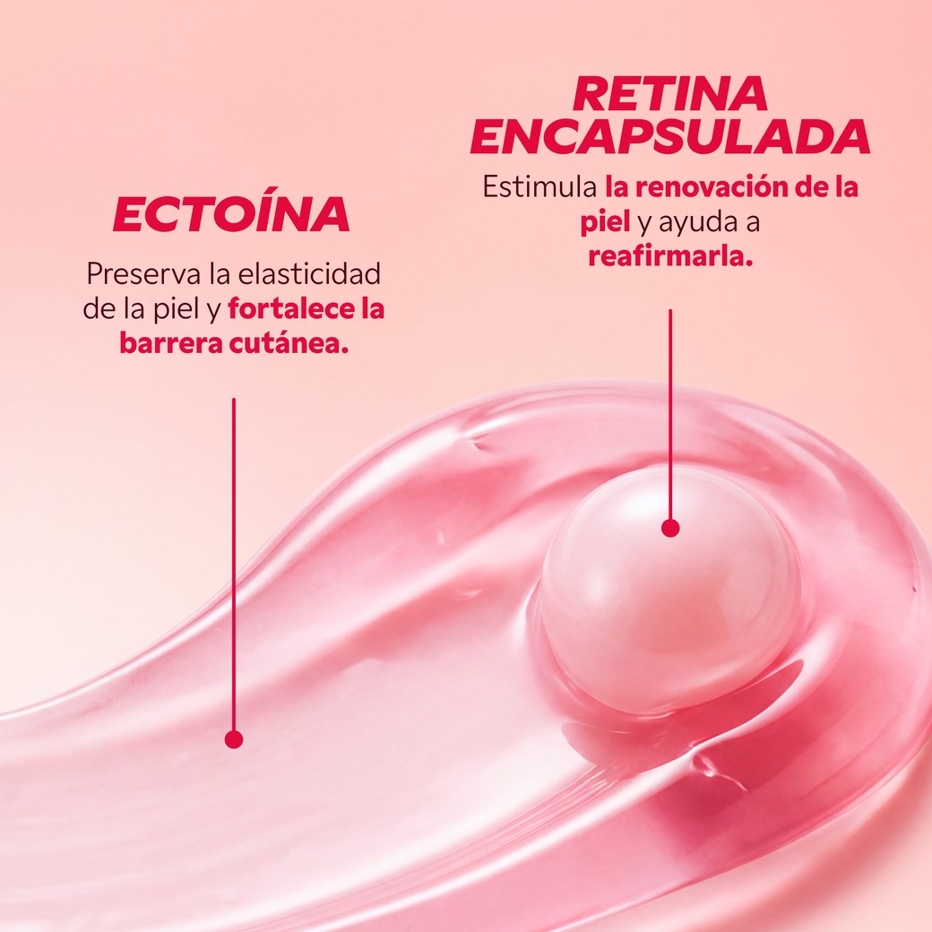 Textura de la crema antiedad en cápsulas My SOS Beauty