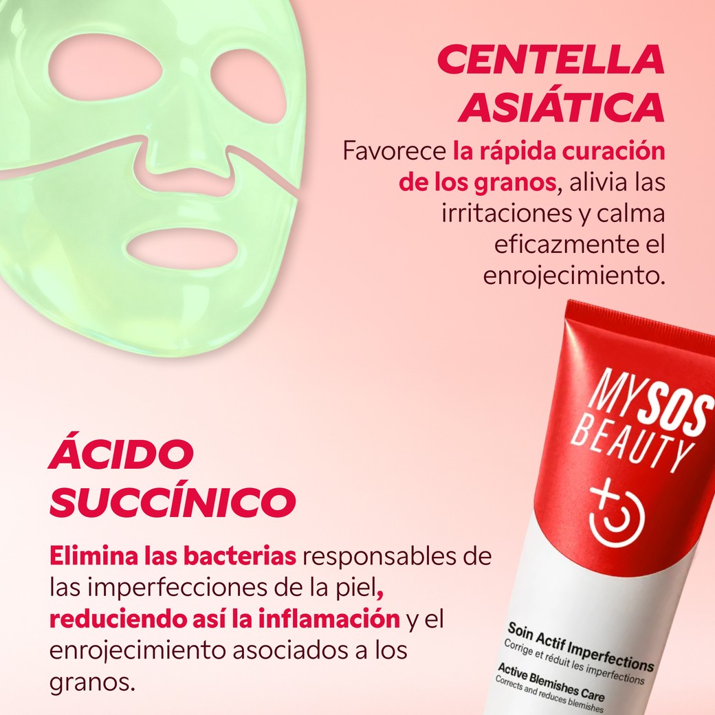 Texturas de los tratamientos anti-imperfecciones Dúo Piel Limpia