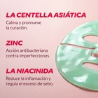 Ingredientes activos mascarilla Centella Asiática Niacinamida y Zinc