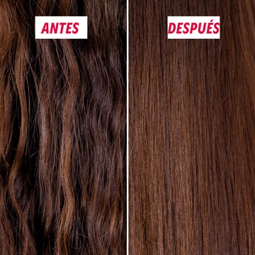 Resultado cabello liso y brillante con bruma capilar