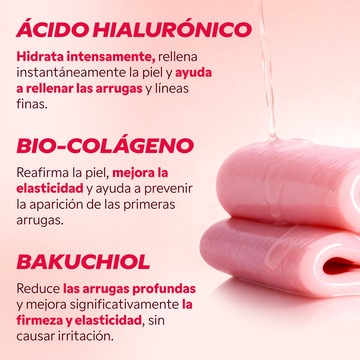 Textura y aplicación de la mascarilla facial Bakuchiol