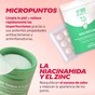 Parches de micropuntos y discos tonificantes con niacinamida y zinc