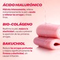 Textura y aplicación de la mascarilla facial Bakuchiol