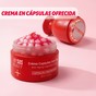 Crema en cápsulas antiedad junto al dispositivo EMSkin Pro