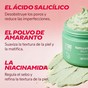 Ingredientes del limpiador Mochi: ácido salicílico, polvo de amaranto, niacinamida