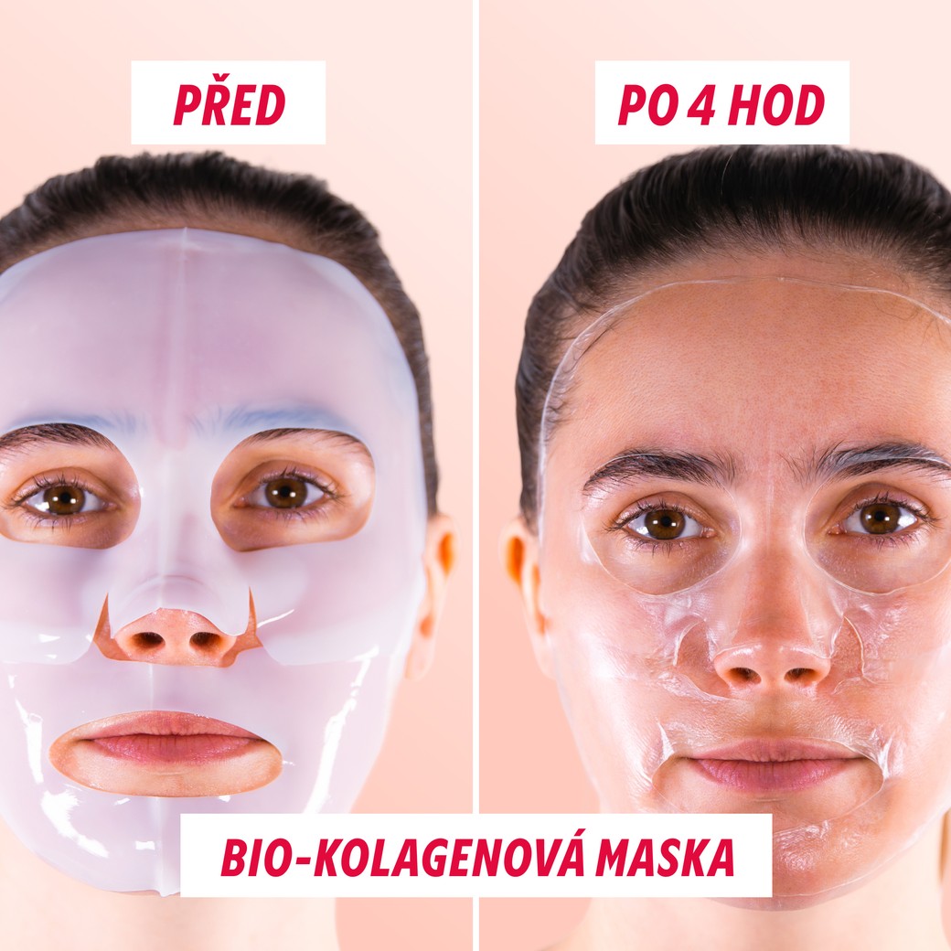 Liftingová maska My SOS Beauty aplikace na obličej