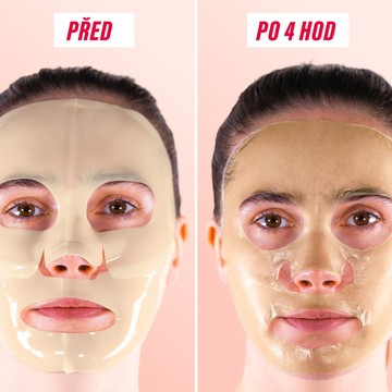 Maska My SOS Beauty s vitamínem C výsledek na pleti